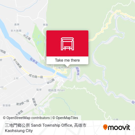三地門鄉公所 Sandi Township Office map
