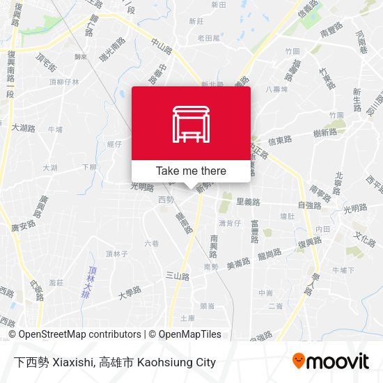 下西勢 Xiaxishi map