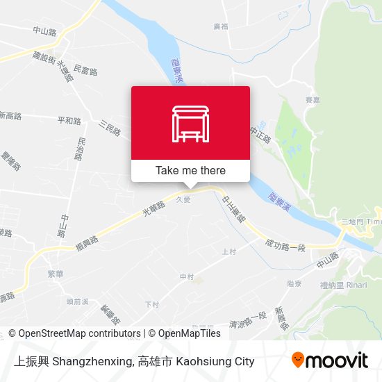上振興 Shangzhenxing map