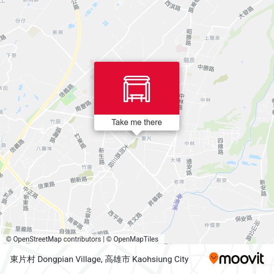 東片村 Dongpian Village map