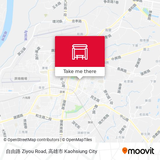 自由路 Ziyou Road map