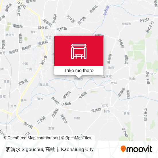 泗溝水 Sigoushui map