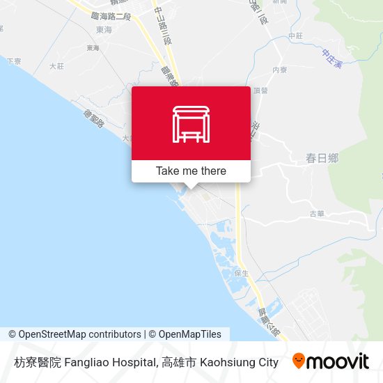 枋寮醫院 Fangliao Hospital map