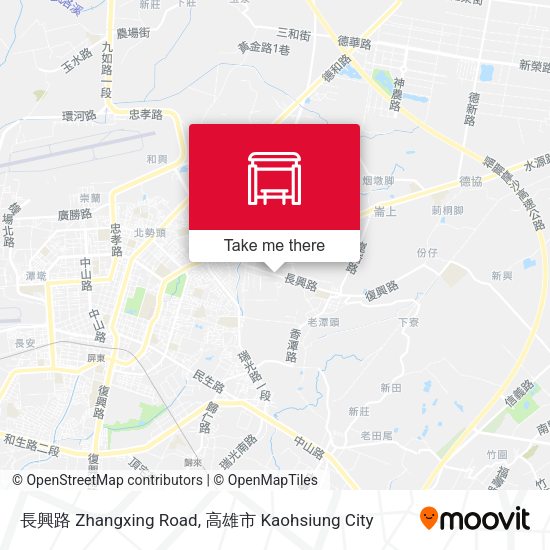 長興路 Zhangxing Road map