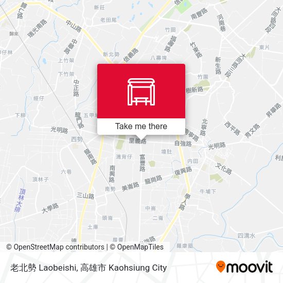 老北勢 Laobeishi map