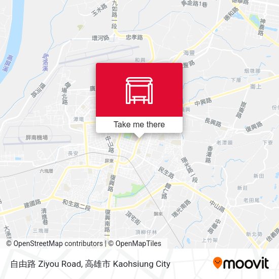 自由路 Ziyou Road map