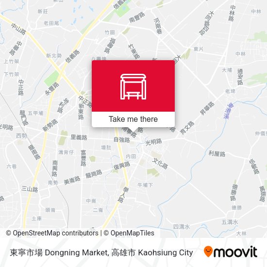 東寧市場 Dongning Market map