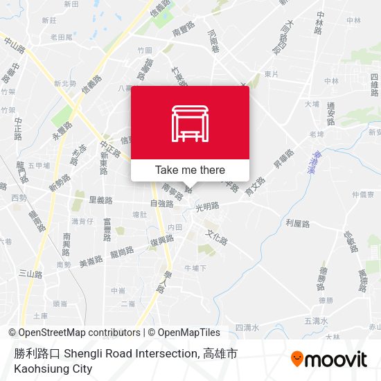勝利路口 Shengli Road Intersection map