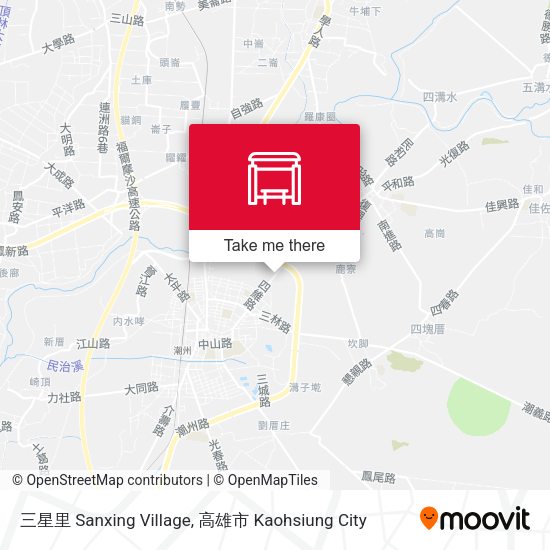 三星里 Sanxing Village map