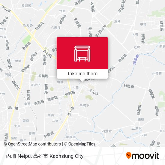 內埔 Neipu map