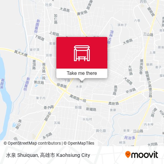 水泉 Shuiquan map