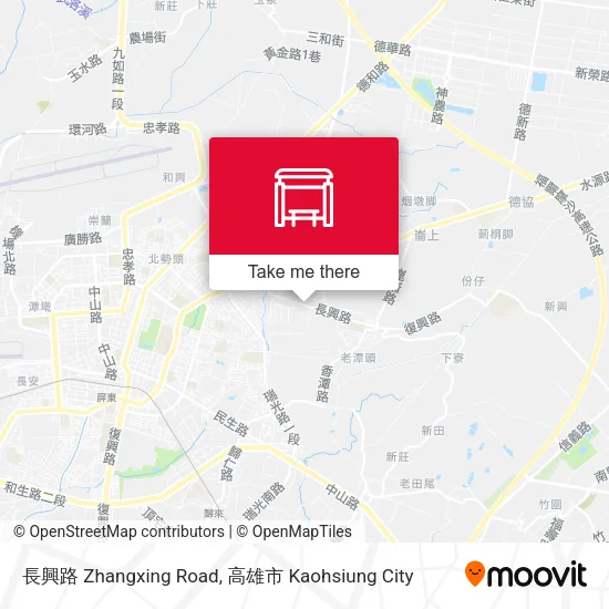 長興路 Zhangxing Road地圖