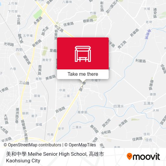美和中學 Meihe Senior High School map
