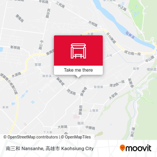 南三和 Nansanhe map