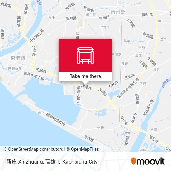 新庄 Xinzhuang map