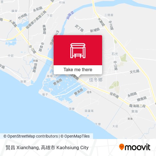 賢昌 Xianchang map