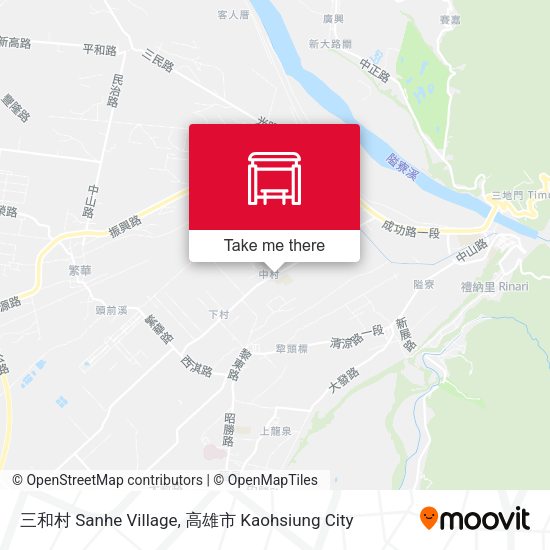 三和村 Sanhe Village map