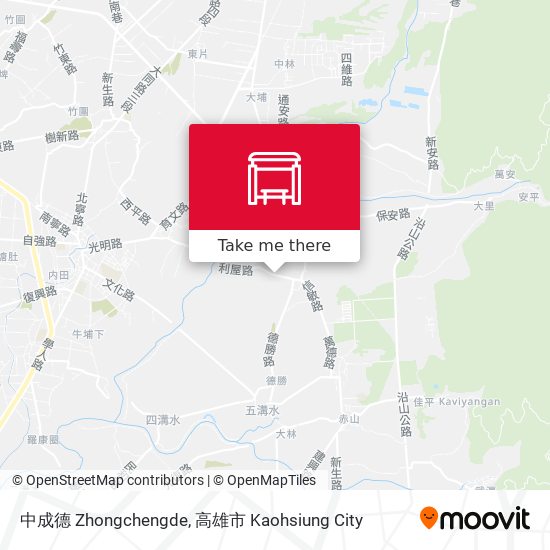 中成德 Zhongchengde map