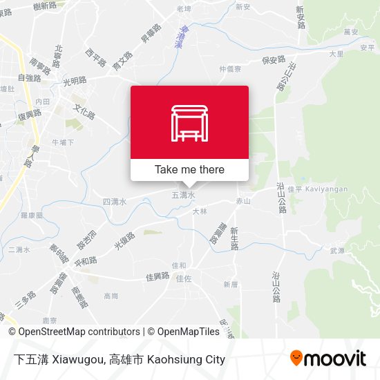 下五溝 Xiawugou map