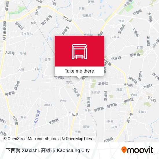 下西勢 Xiaxishi map