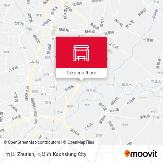 竹田 Zhutian地圖