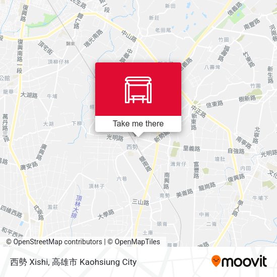 西勢 Xishi map