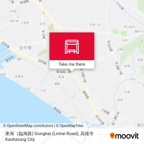 東海（臨海路) Donghai (Linhai Road)地圖