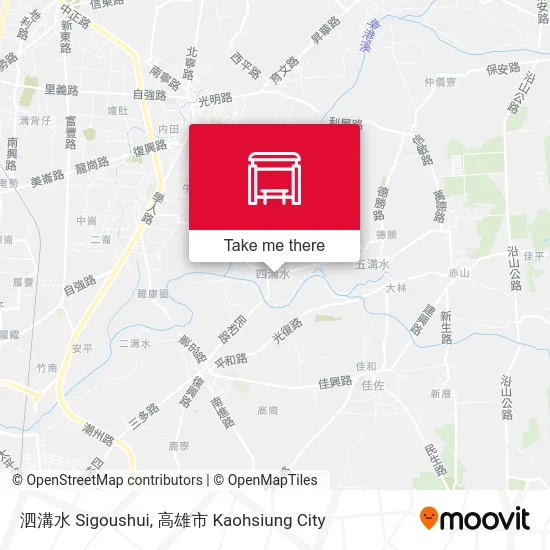 泗溝水 Sigoushui地圖