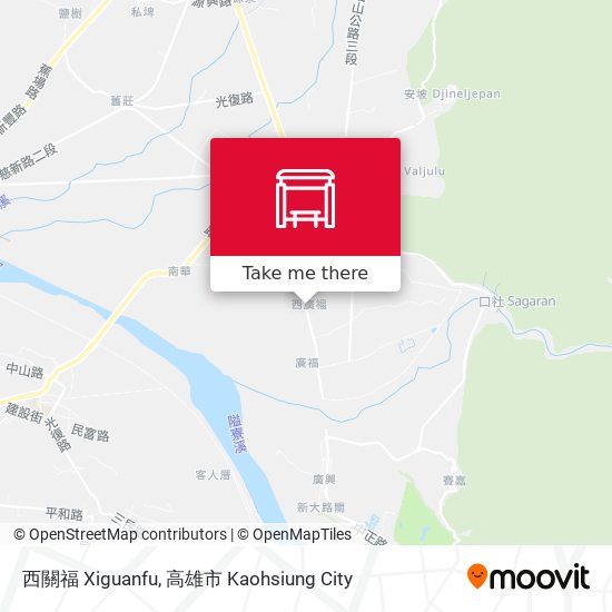 西關福 Xiguanfu map