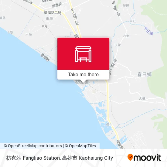 枋寮站 Fangliao Station地圖