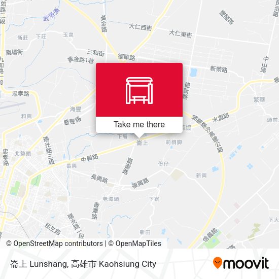 崙上 Lunshang map