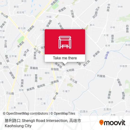 勝利路口 Shengli Road Intersection map