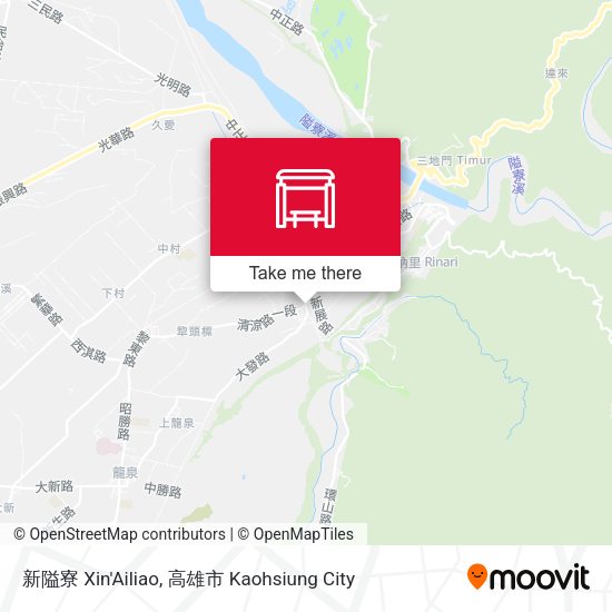 新隘寮 Xin'Ailiao map