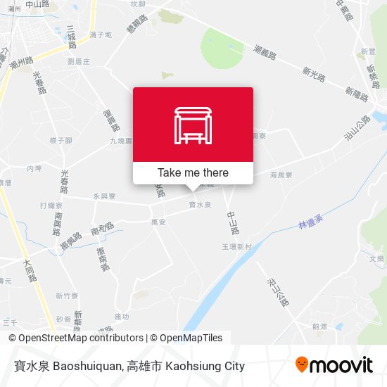 寶水泉 Baoshuiquan map