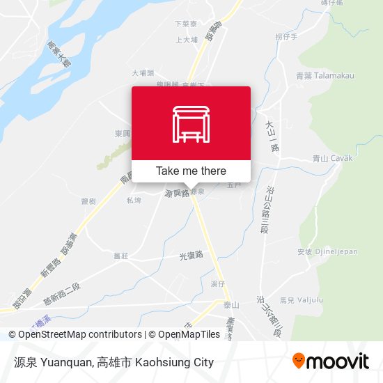 源泉 Yuanquan map