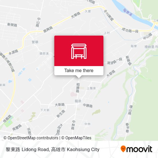 黎東路 Lidong Road map