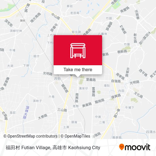 福田村 Futian Village地圖