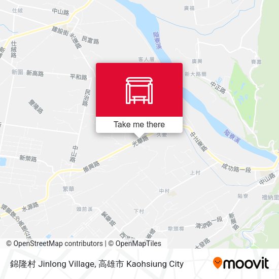 錦隆村 Jinlong Village map
