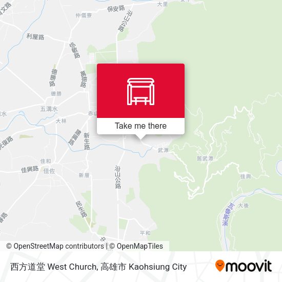 西方道堂 West Church map