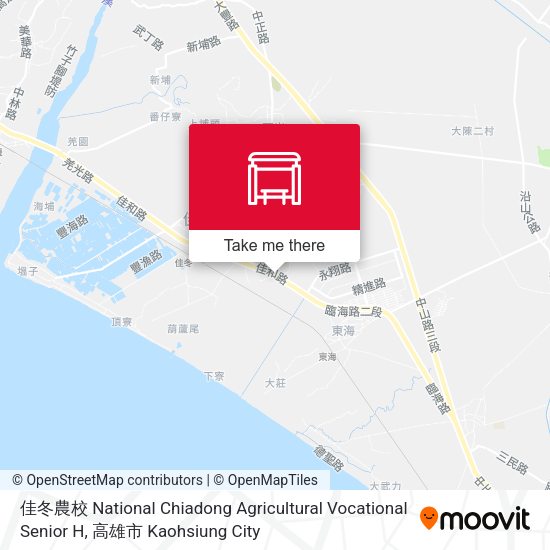 佳冬農校 National Chiadong Agricultural Vocational Senior H map