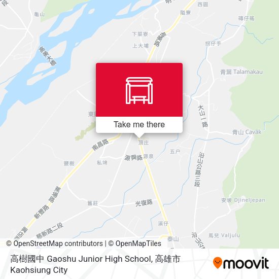 高樹國中 Gaoshu Junior High School map