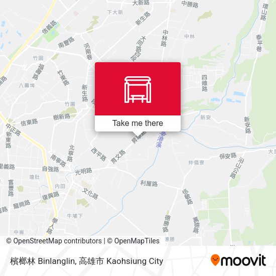 檳榔林 Binlanglin map