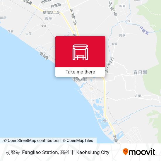 枋寮站 Fangliao Station map