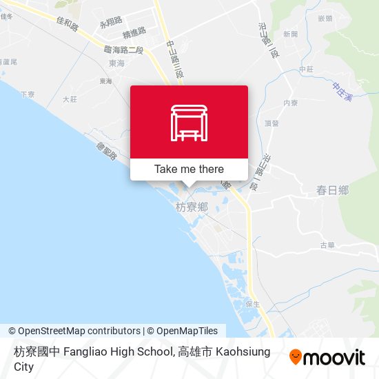 枋寮國中 Fangliao High School map