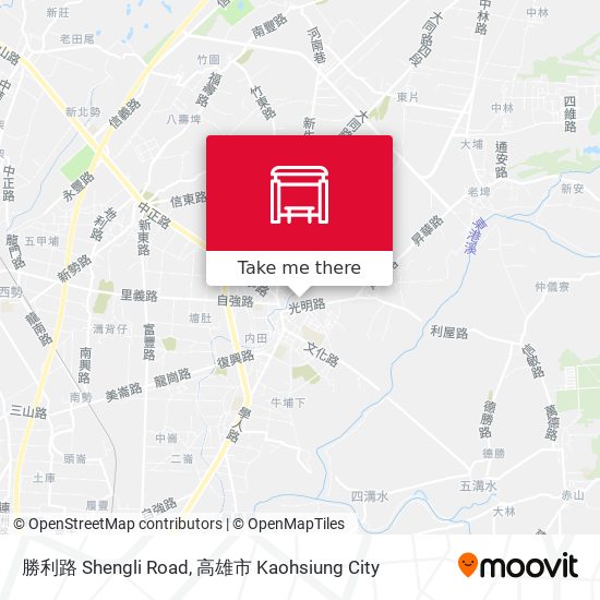 勝利路 Shengli Road map