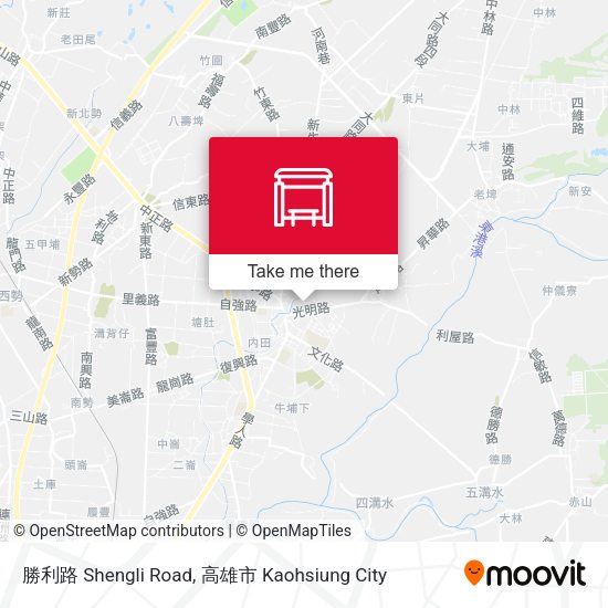 勝利路 Shengli Road map