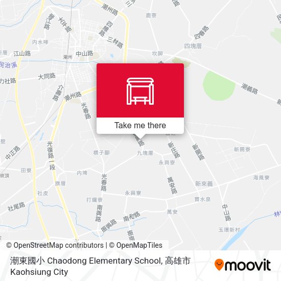 潮東國小 Chaodong Elementary School map