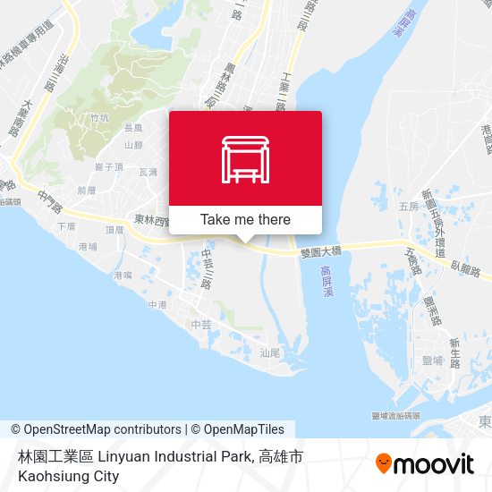 林園工業區 Linyuan Industrial Park map