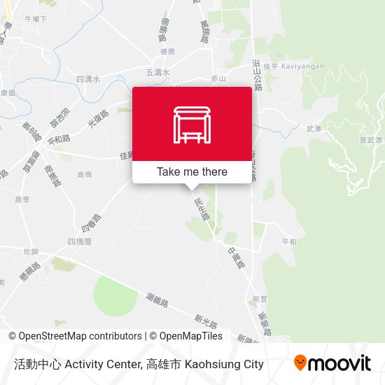 活動中心 Activity Center map
