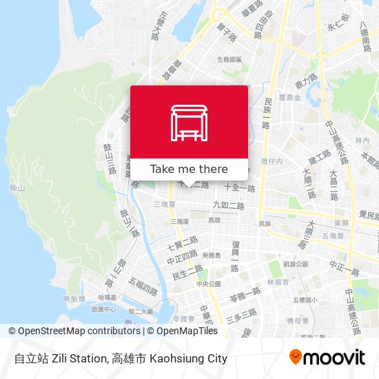 自立站 Zili Station map